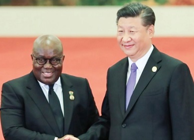 Akufo-Addo and Xi Jinping